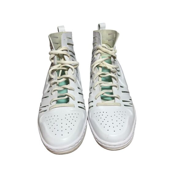 Nike Joli Sky Hi High Wedge Dunk 2.0 Womens Sz 7.5 Sneaker Shoes Su15-983 White - Picture 3 of 5